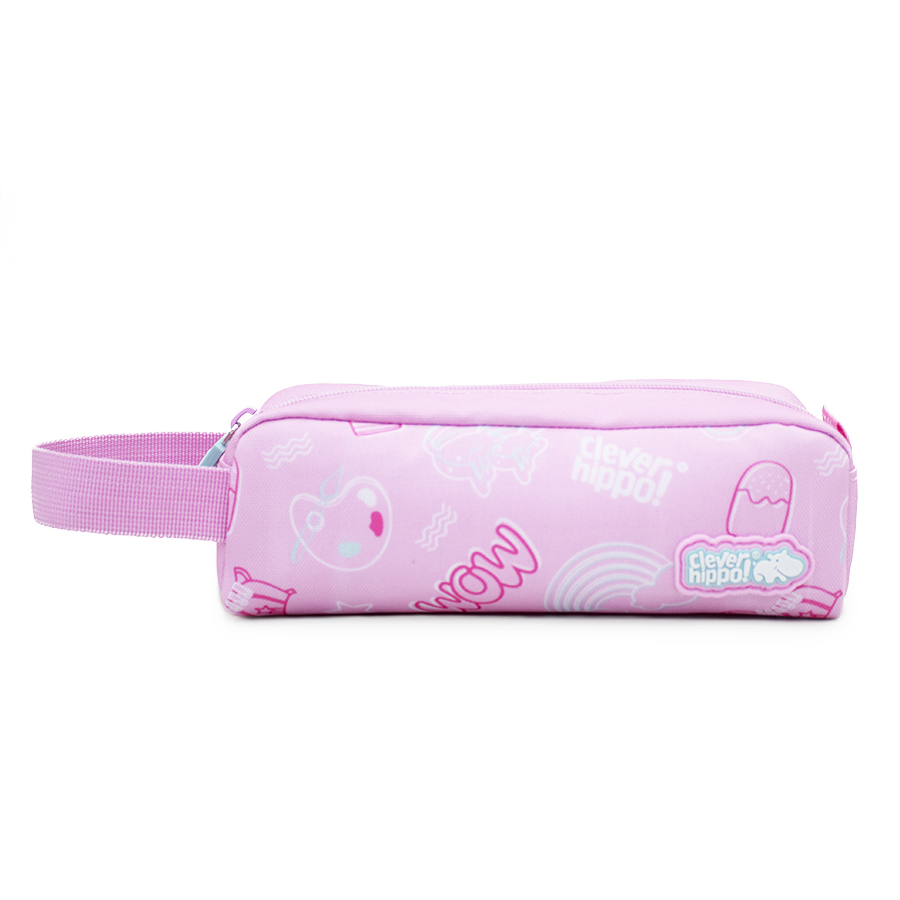 Bóp viết cleverhippo classic - boba sành điệu hồng hc0105/pink