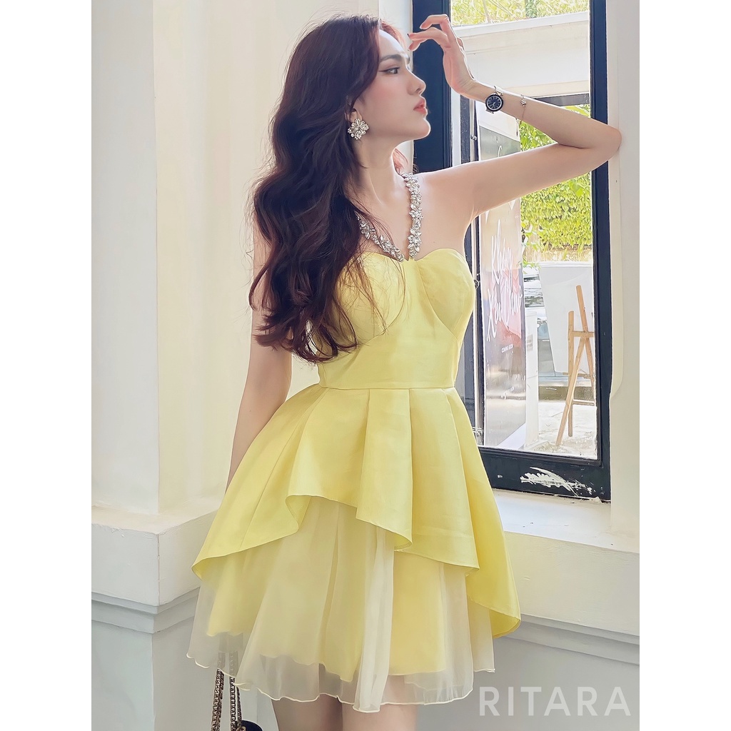 Đầm Tiểu Thử Sang Chảnh Sunny Yellow