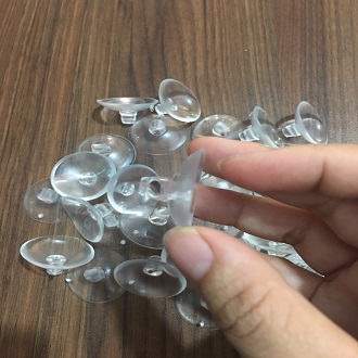 Combo 20 miếng nhựa hít kê kính mặt bàn - Núm nhựa hít kính , Núm cao su hít kính, Nút nhựa hít kính phi 30 xỏ dây