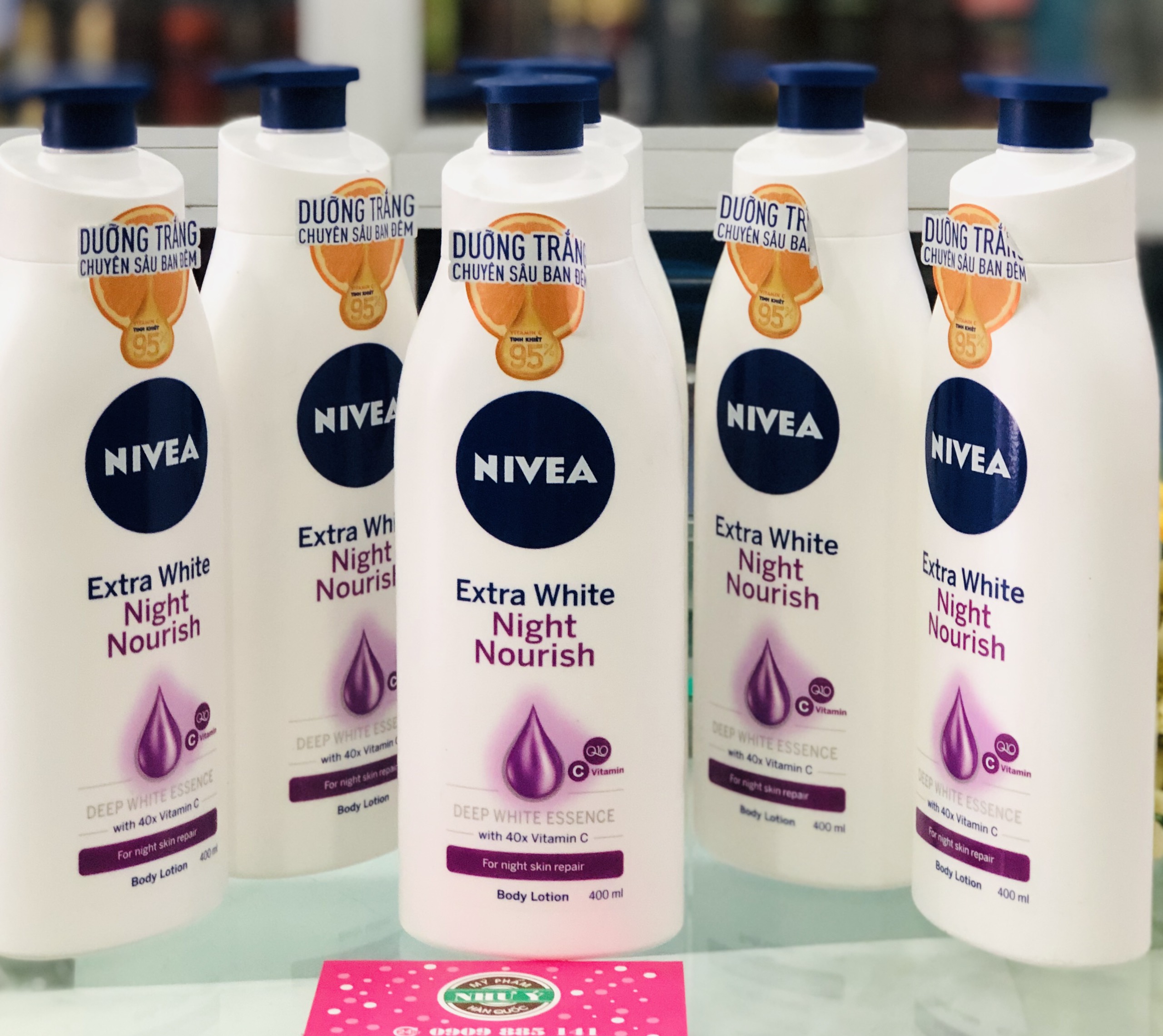 Sữa Dưỡng Thể Dưỡng Trắng Ban Đêm Nivea Extra White Night Nourish 400ml