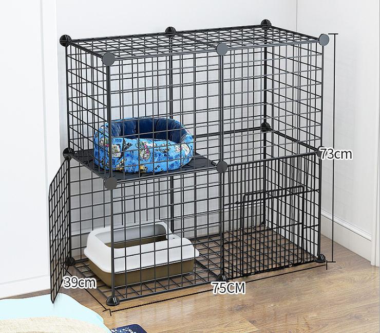 Combo lưới sắt ghép chuồng mèo,chuông thỏ, chuồng chó đa năng (tặng kèm chốt gắn và búa gỗ gỗ)