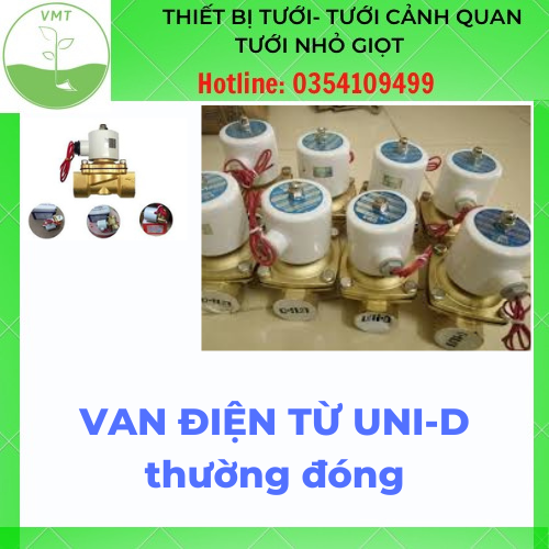 Van điện từ phi 21mm - van từ đồng 1 chiều