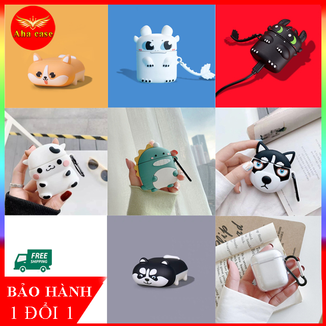 Bao đựng tai nghe bluetooth i12 airpods1/2 - Vỏ bảo vệ Case airpods, inpods hàng cao cấp chống va đập