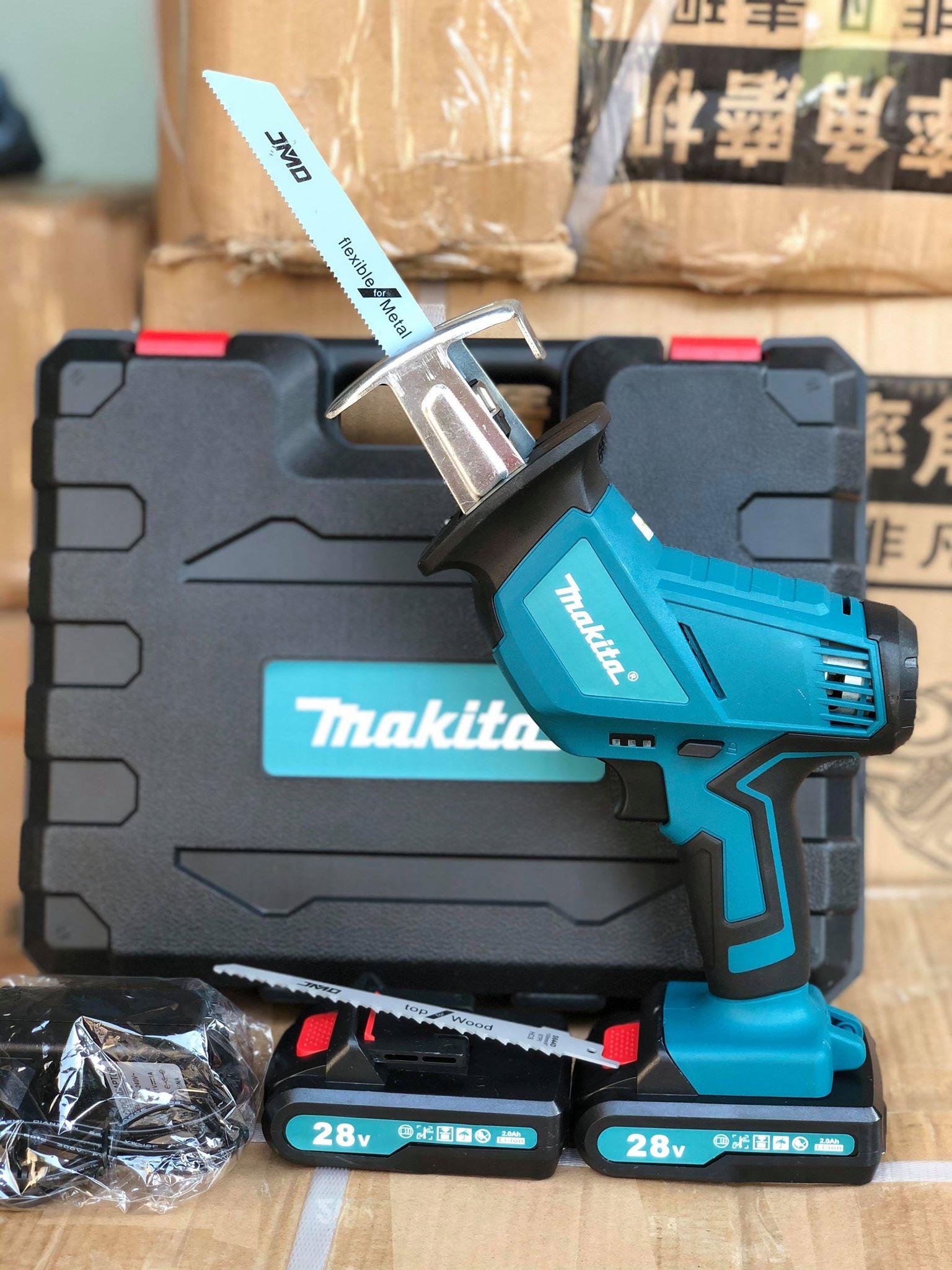 Máy Cưa Kiếm Makita Dùng Pin 28V, 2 Pin
