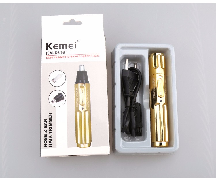 [HCM]Máy Tỉa Lông Mũi Thiết Kế Nhỏ Gọn Tiện Lợi Kemei - 6616