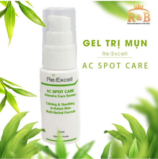 - Gel ngừa mụn AC Spot Care, Kem ngừa mụn thâm,làm mờ sẹo mụn, làm giảm và ngăn ngừa mụn, cung cấp dưỡng chất cho da mụn, da nhạy cảm -
