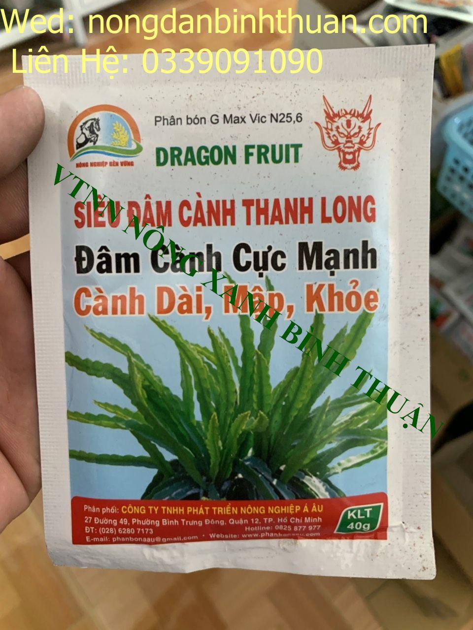 2 Gói Kích chồi thanh long, siêu đâm cành thanh long - siêu đâm cành