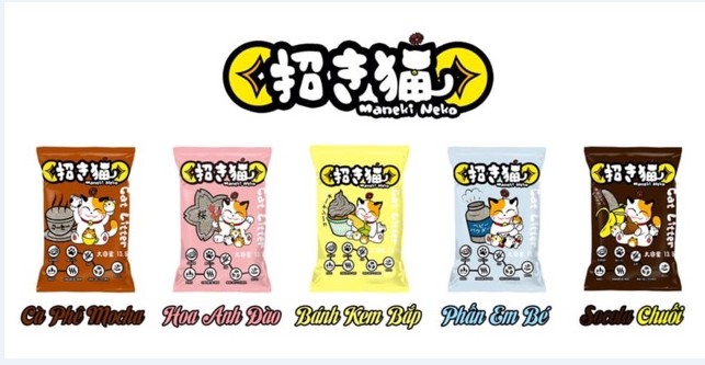 Cát vệ sinh mèo Maneki Neko 5 lít