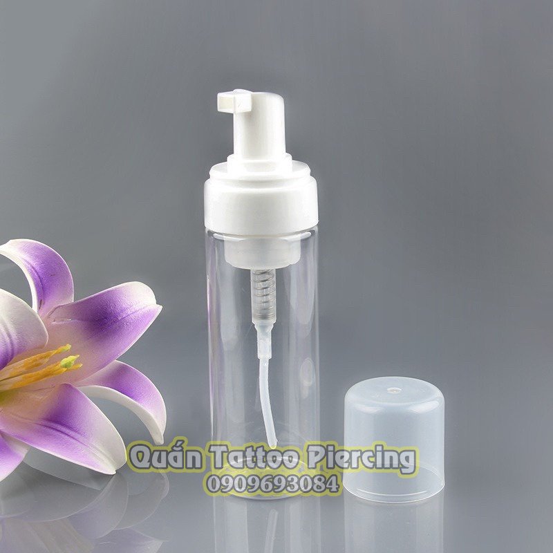 Bình tạo bọt vệ sinh hình xăm 250ml hàng có sẵn - dụng cụ xăm