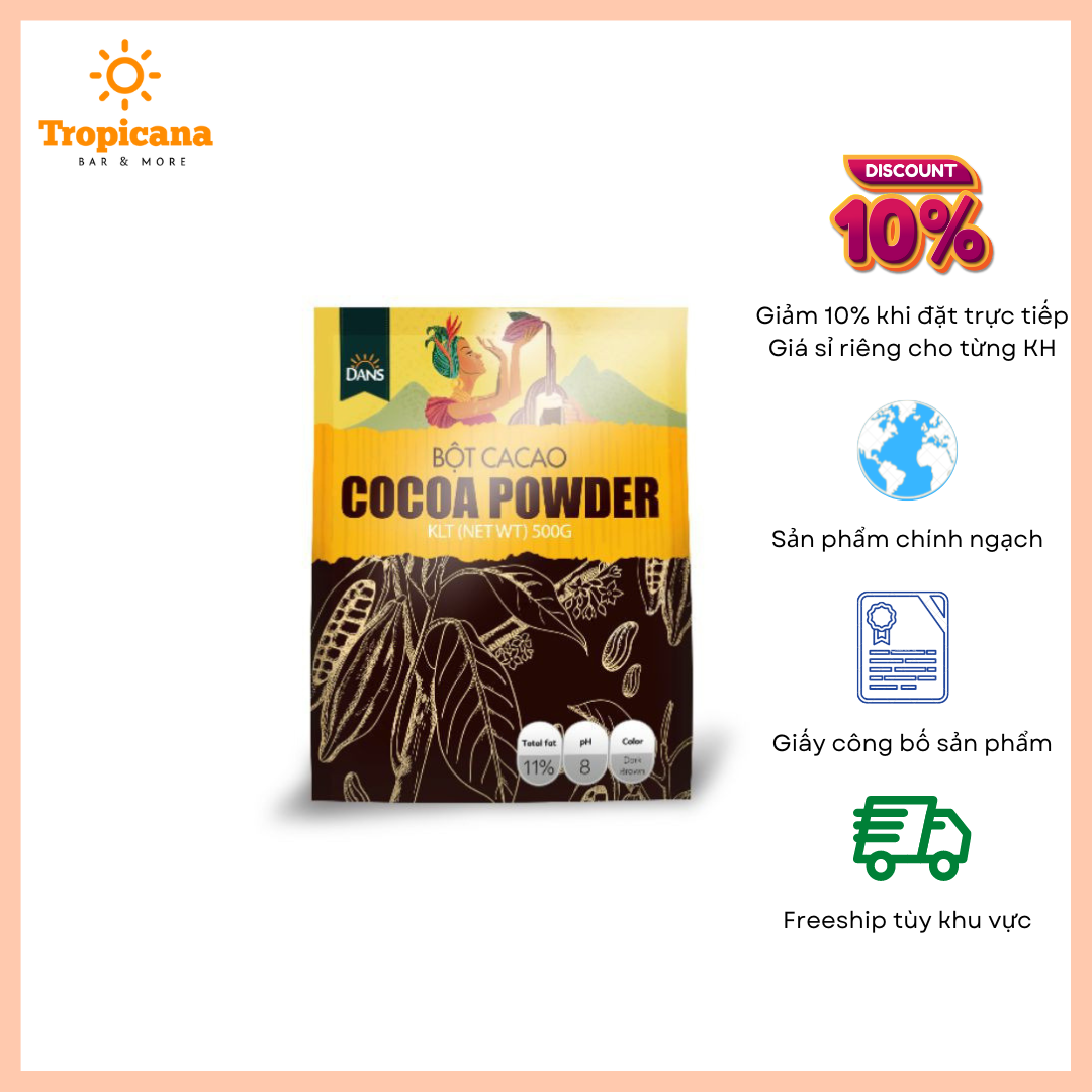 Bột cacao favorich dans - gói 500g