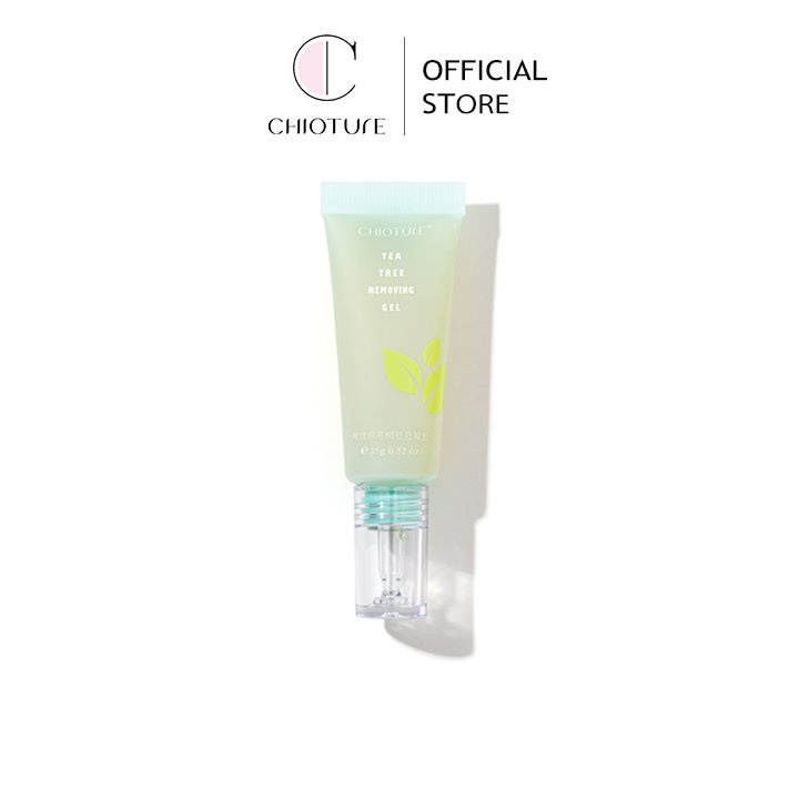 Gel chấm mụn Chioture Tea Tree Removing Gel 15gram chiết xuất tràm trà tự nhiên, gel chấm mụn giảm thâm, ngăn ngừa mụn