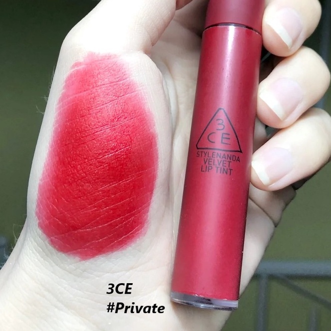 Son kem lì 3CE mềm môi tôn da Velvet Lip Tint mịn môi lâu trôi BITTER HOUR 3CE006