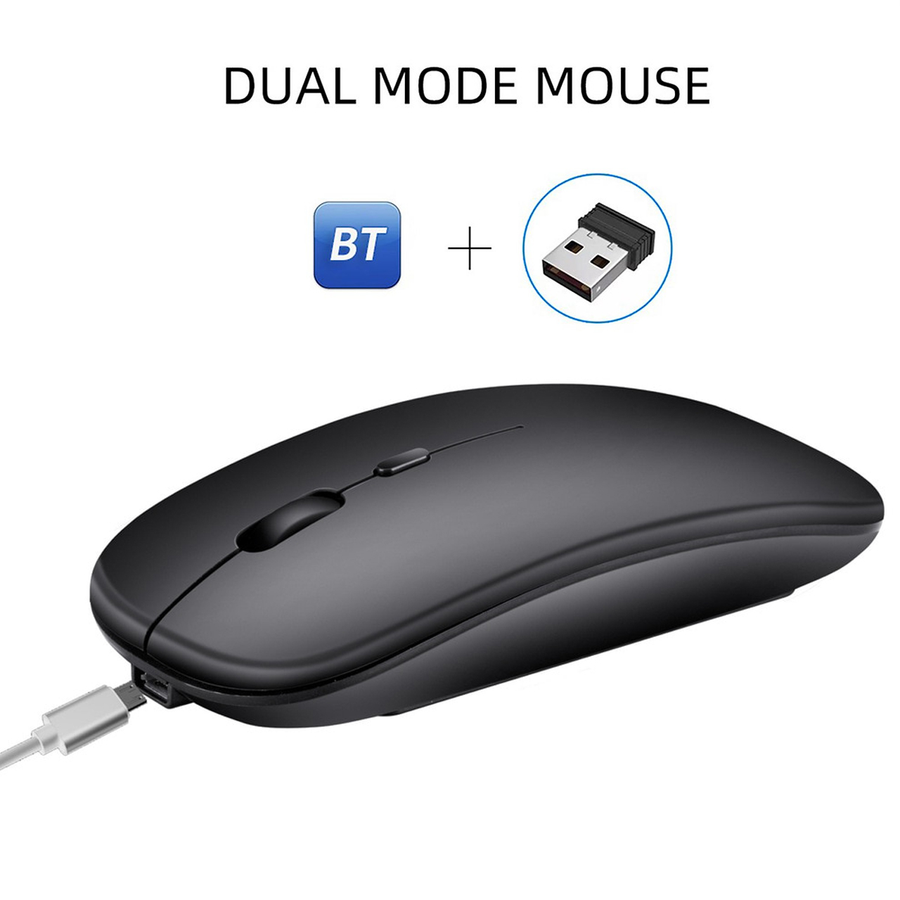 Chuột sạc không dây ,chuột bluetooth Inphic M2B Bluetooth 5.0 phong cách Macbook