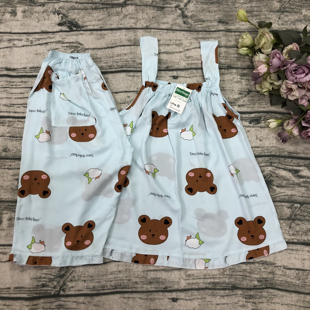 Đồ bộ lửng tole lanh 45-80ki