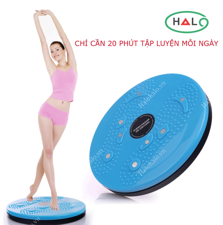 Đĩa xoay eo hình bàn chân giảm mỡ bụng hiệu quả 3x89