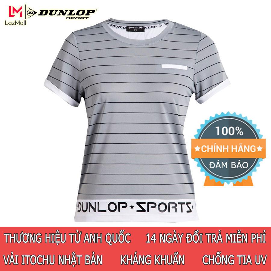 Dunlop - áo thể thao nữ dasls8086-2-gy hàng chính hãng thương hiệu từ anh quốc đổi trả miễn phí