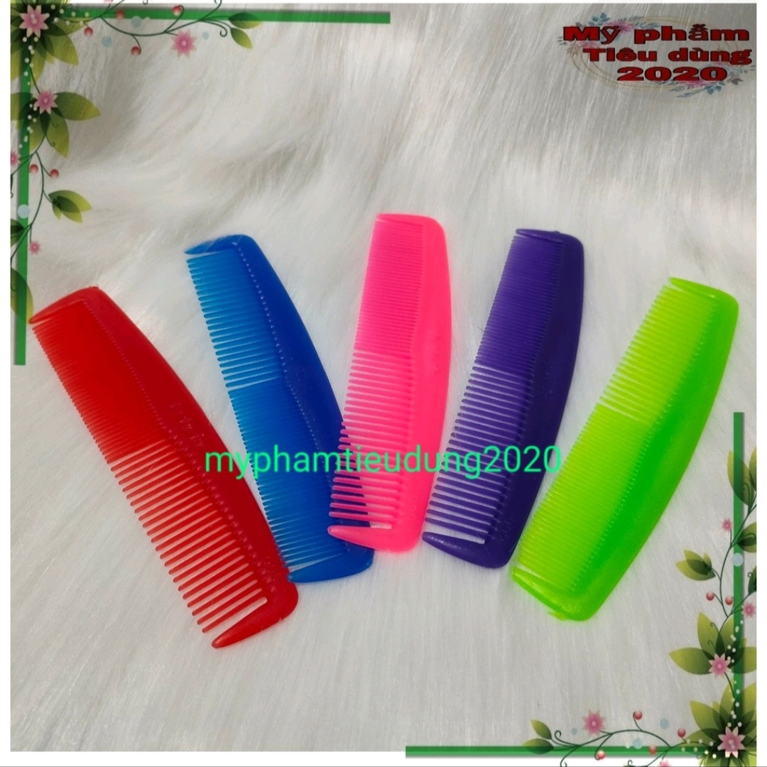 Combo 2 lược nhựa nhỏ mini bỏ túi