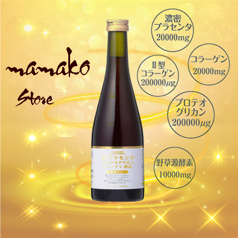 [HCM](dang chai thủy tinh)enzime placenta colagen date 04/ 2024/ 500ml/chai thủy tinh#CHARLENE#michiko#koshino#- xuất xứ nhật bản