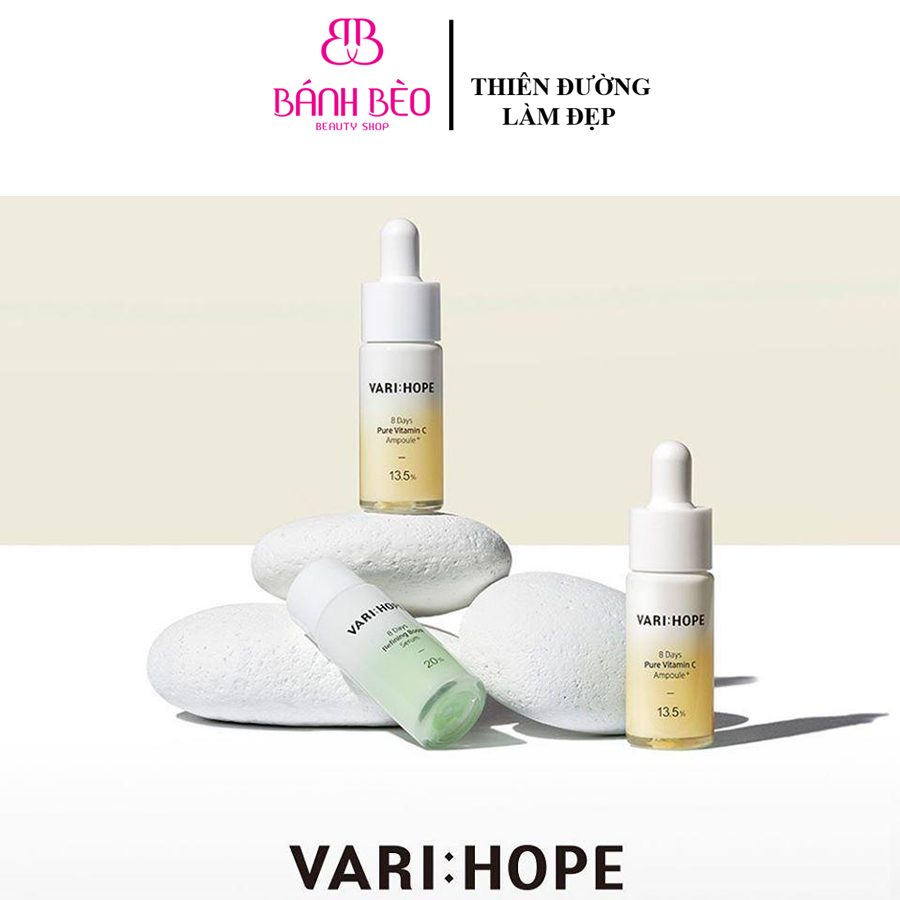 Serum dưỡng trắng da 8 ngày VARIHOPE 8 Days Pure Vitamin C Ampoule