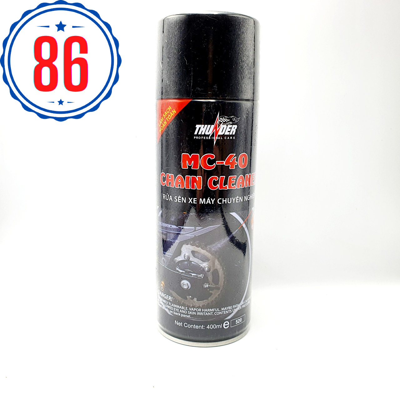 Rửa sên,vệ sinh sên thunder mc-40 400ml