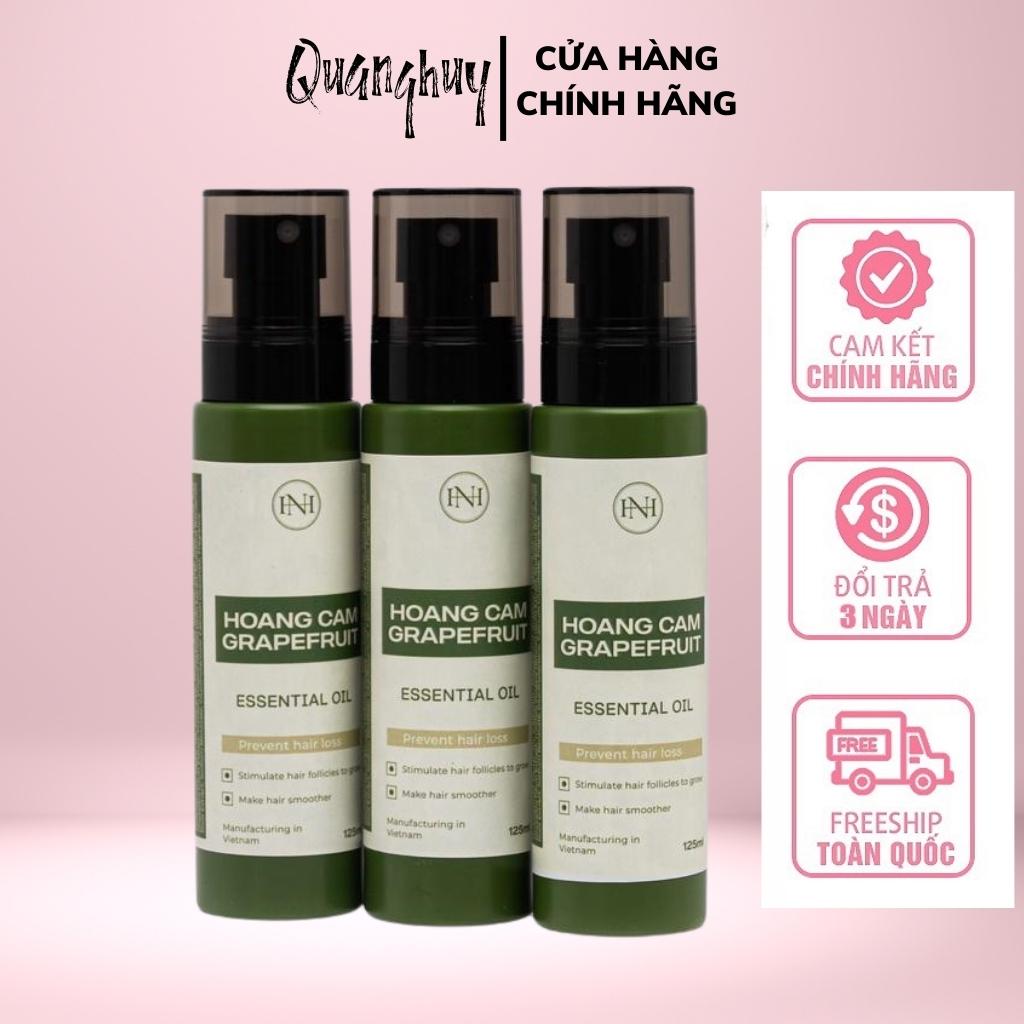 Tinh dầu xịt bưởi dưỡng, kích thích mọc tóc Hoàng Cầm Grapefruit Essential Oil 100ml - Sale Chính hãng