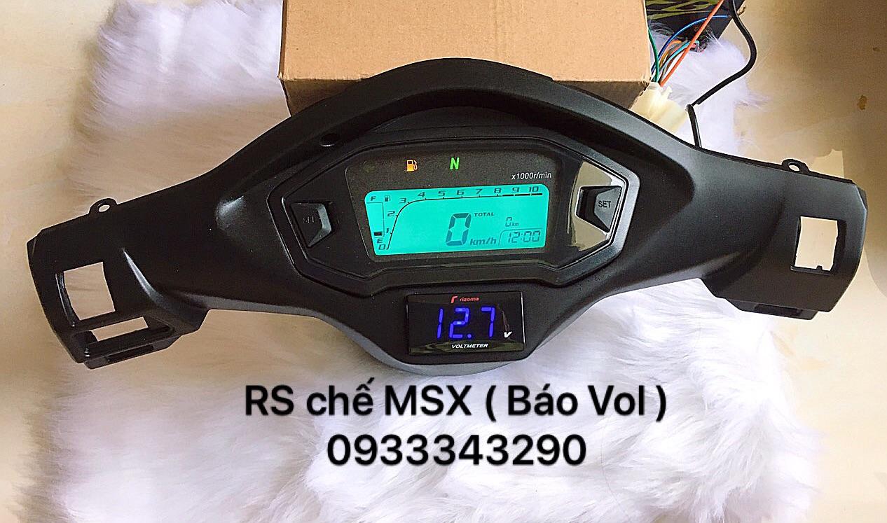 Trọn Bộ Bợ Cổ Wave RS Chế Đồng Hồ Msx - Báo Vol