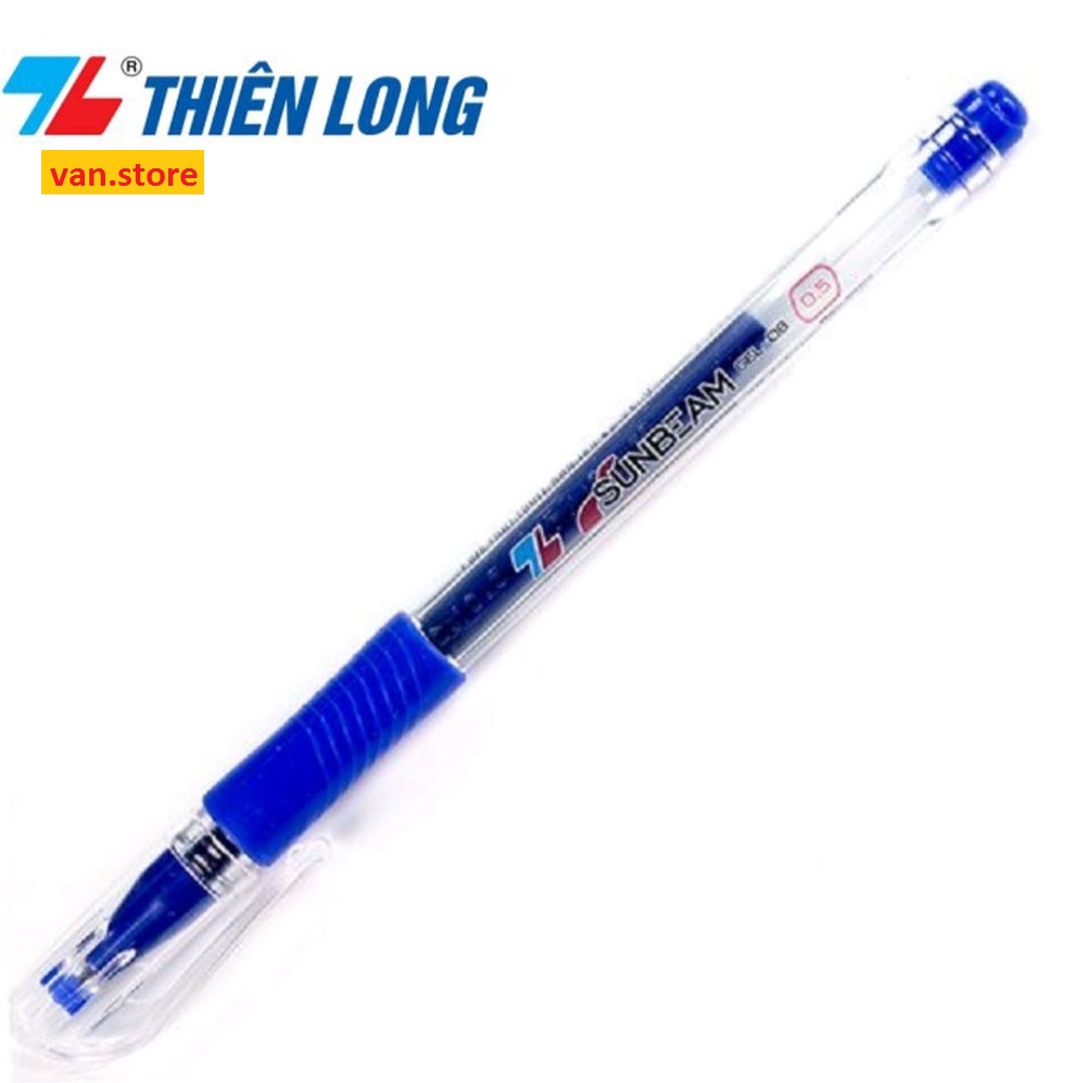 Combo 5 bút gel thiên long ngòi 0.5mm sunbeam gel-08