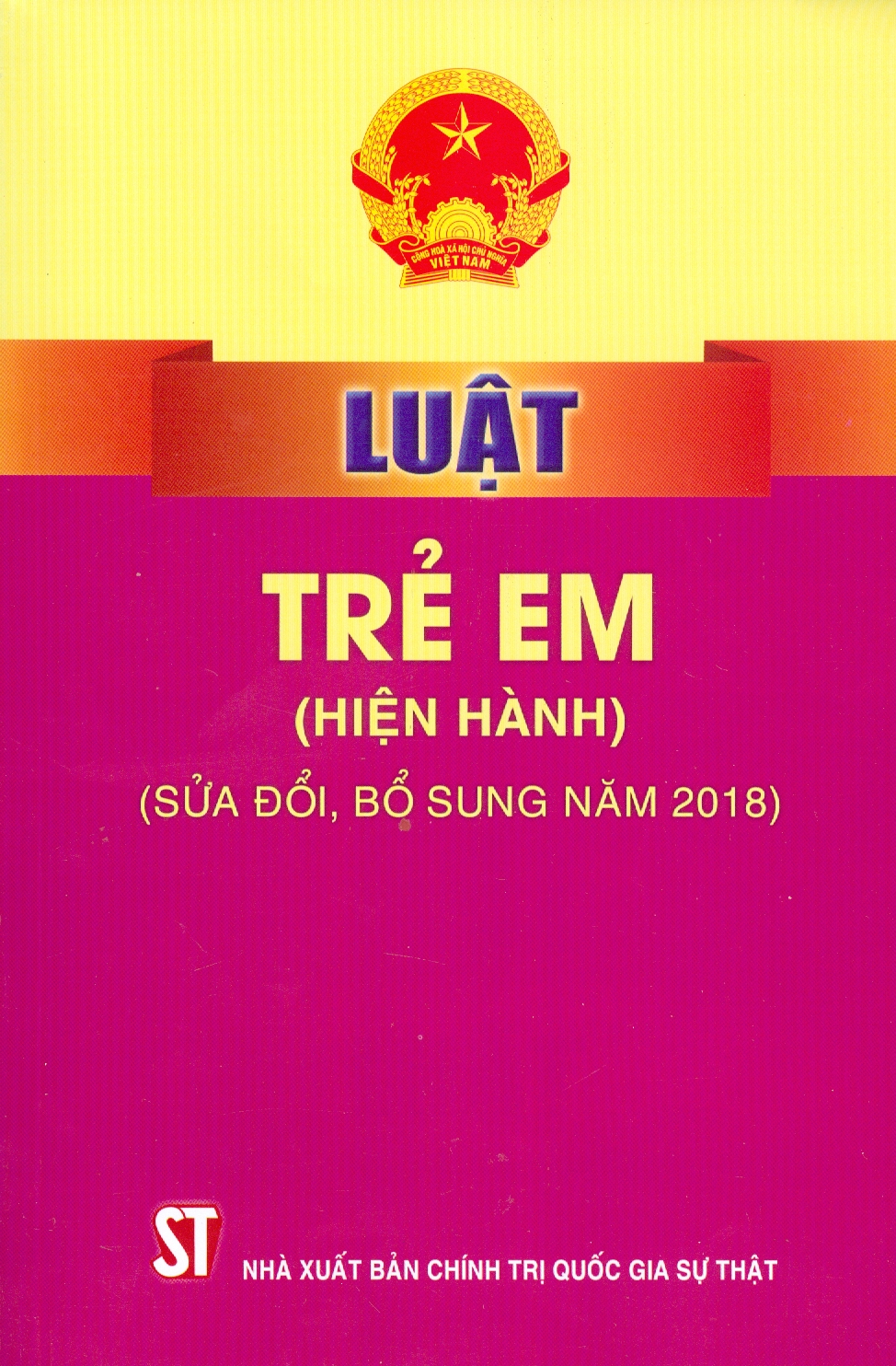 Luật trẻ em (hiện hành) (sửa đổi, bổ sung năm 2018)