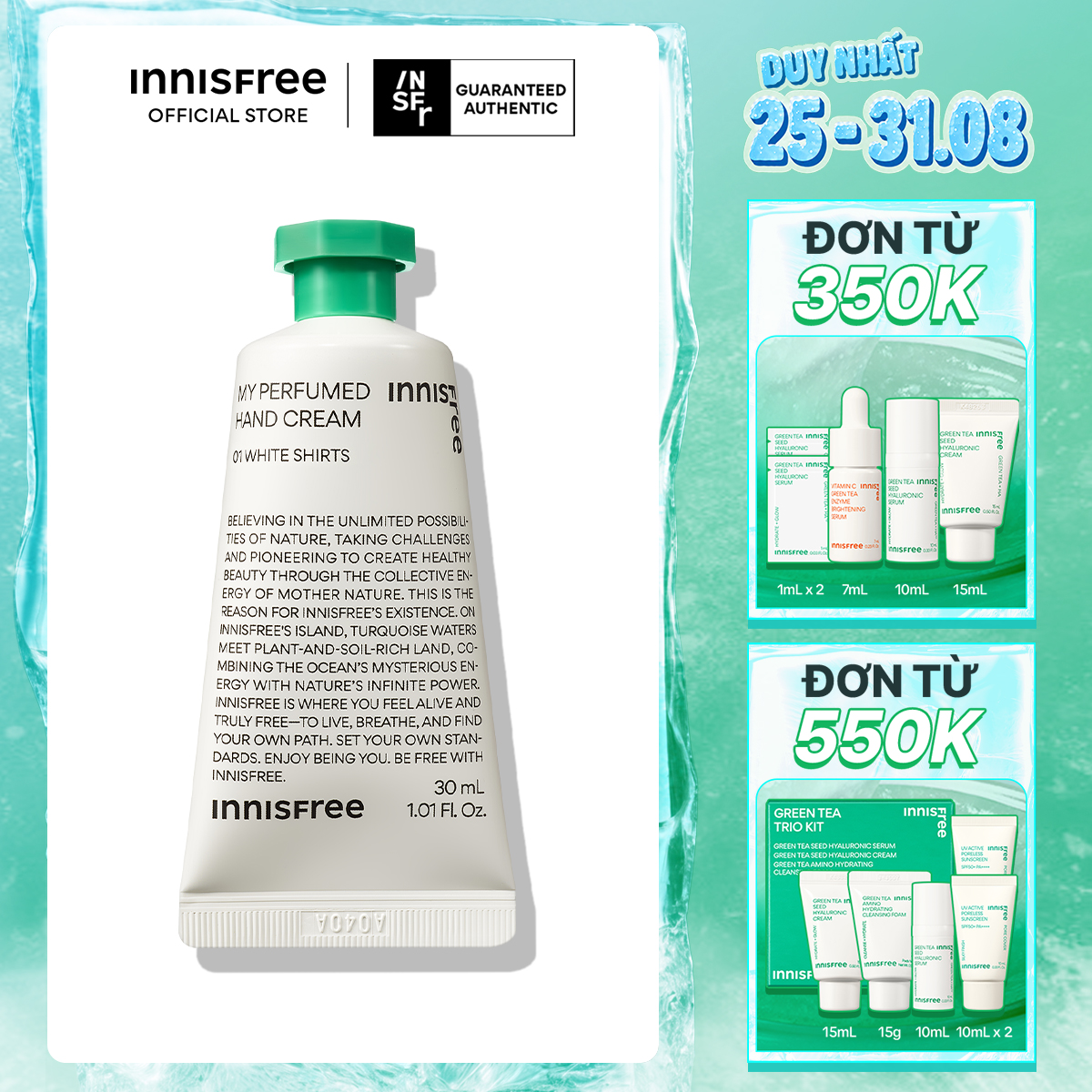 Kem dưỡng da tay INNISFREE My Perfumed Hand Cream