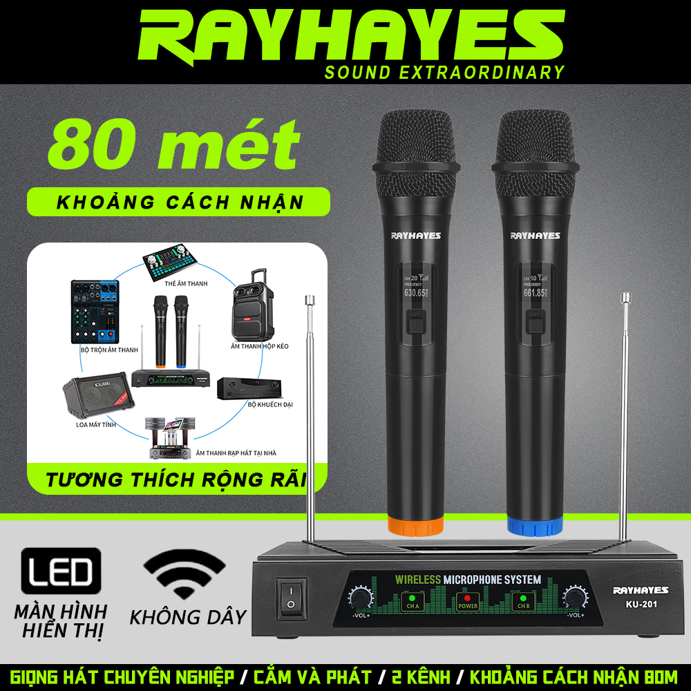 Micro không dây chuyên nghiệp Micro kênh đôi URX-2/URX-2H dành cho videoke