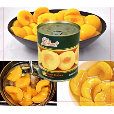 Đào ngâm Dbent 850ml. Nguyên liệu làm trà đào siêu ngon