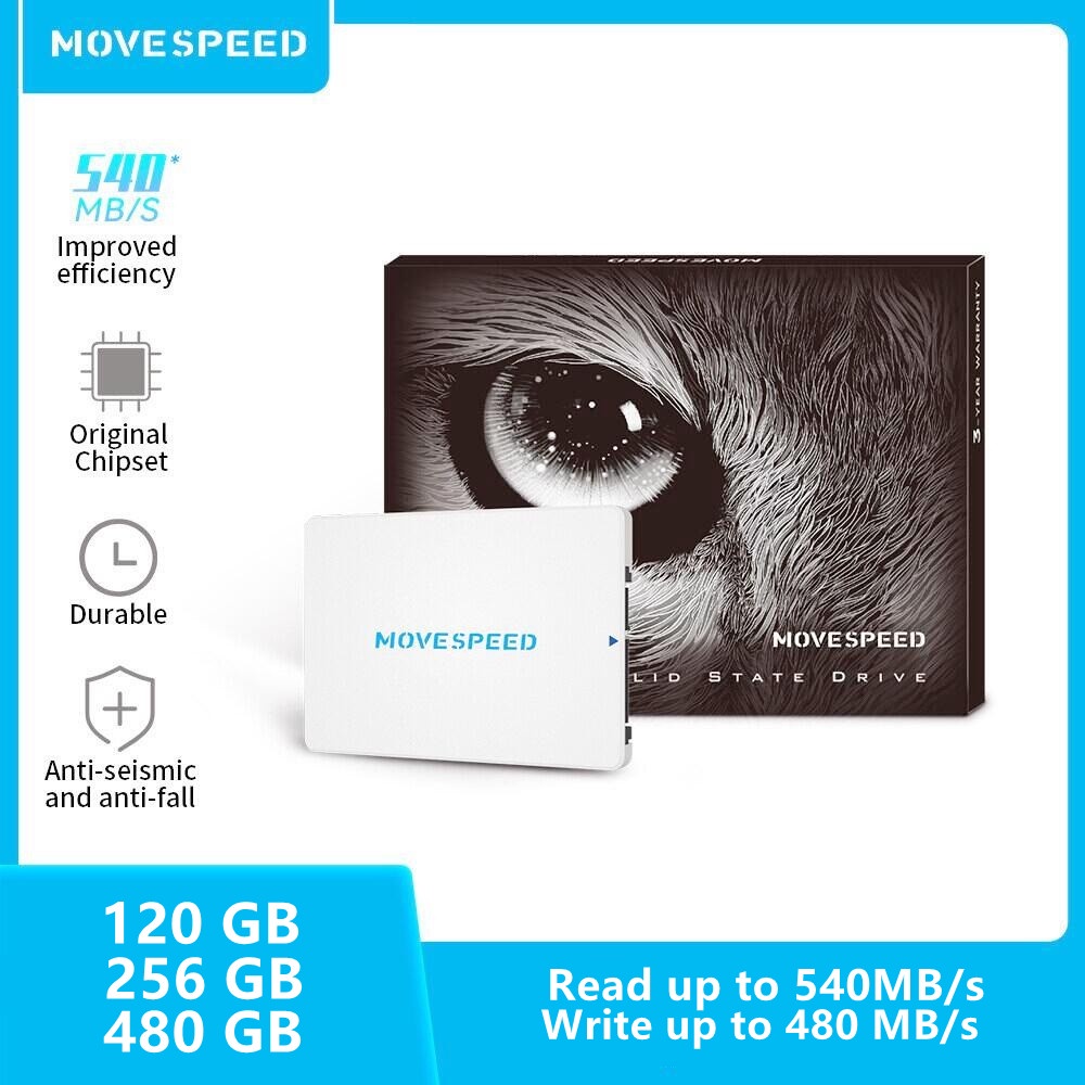 Ổ cứng MOVE SPEED SSD SATA III 120GB/128GB/256GB/480GB" Bảo hành 36 Tháng trông vòng 24H hoàn thành bảo Hành