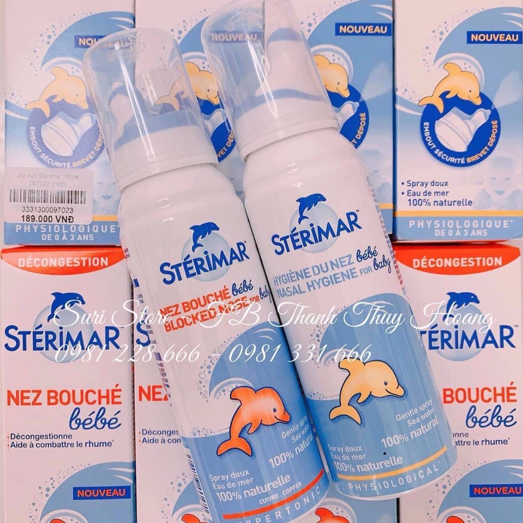 Xịt mũi kháng viêm Sterima 100ml
