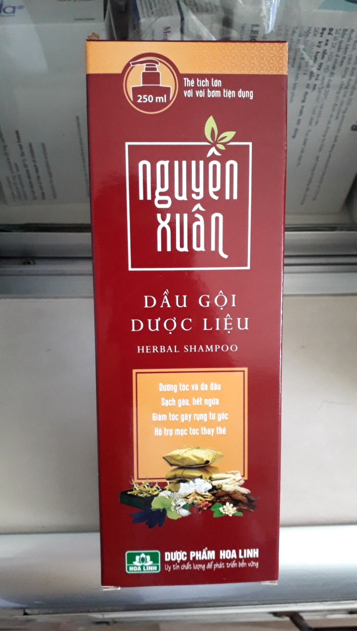 DẦU GỘI NGUYÊN XUÂN MÀU ĐỎ CÓ VÒI 250 ML