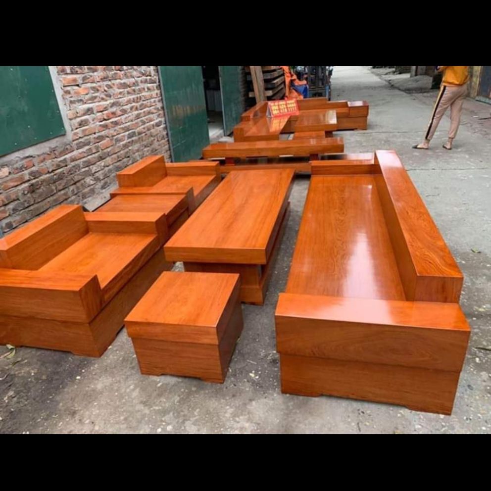 sofa gỗ tự nhiên