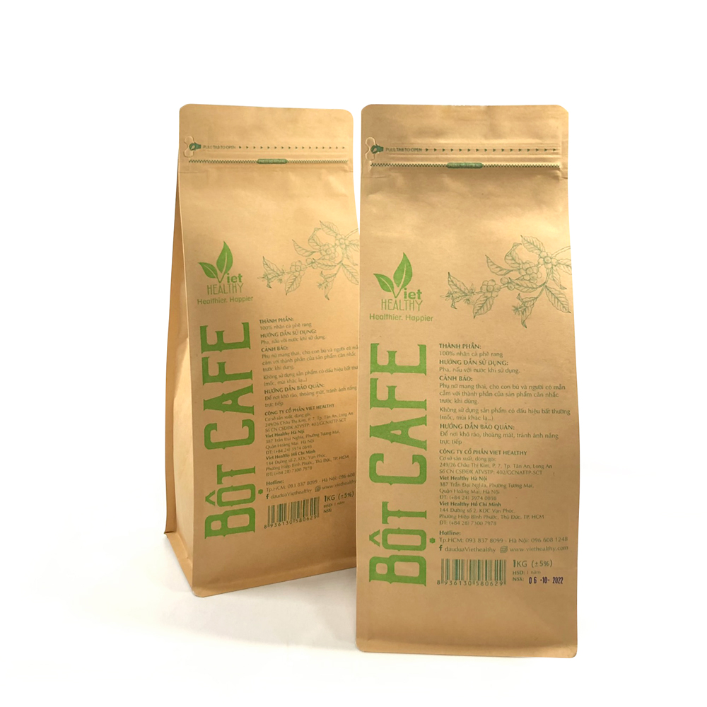 Bột Coffee Enema Viethealthy 1kg dùng thụt tháo đại tràng giúp da khỏe, dáng xinh/ Coffee enema Viethealty 1kg