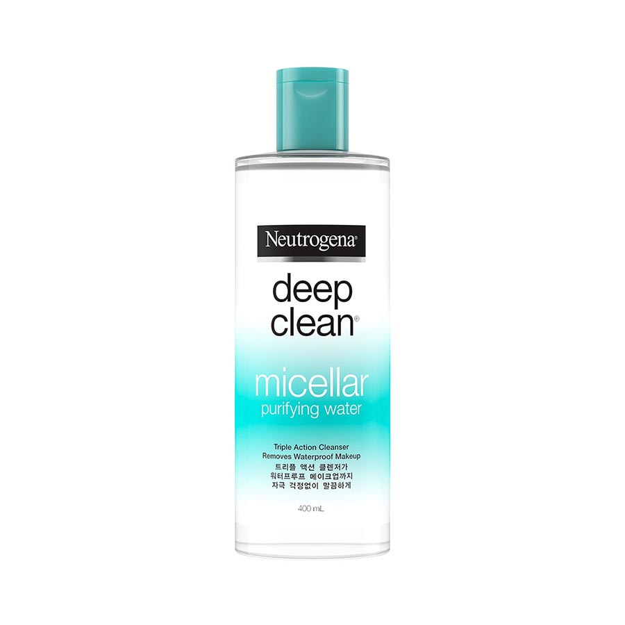 Nước tẩy trang thanh lọc và làm sạch sâu Neutrogena Deep Clean Purifying Water Micellar 400ml