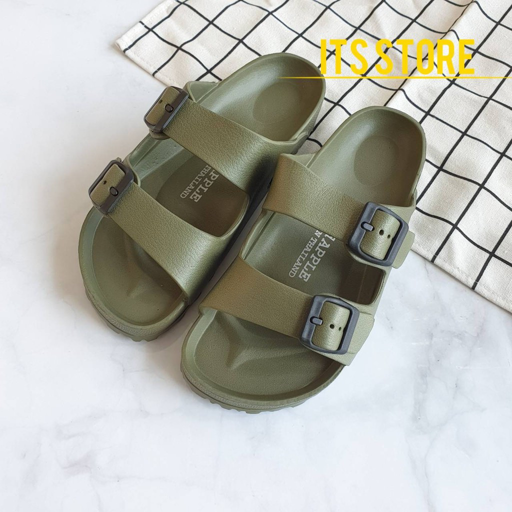Dép thái lan unisex nhựa đúc siêu nhẹ adda - apple