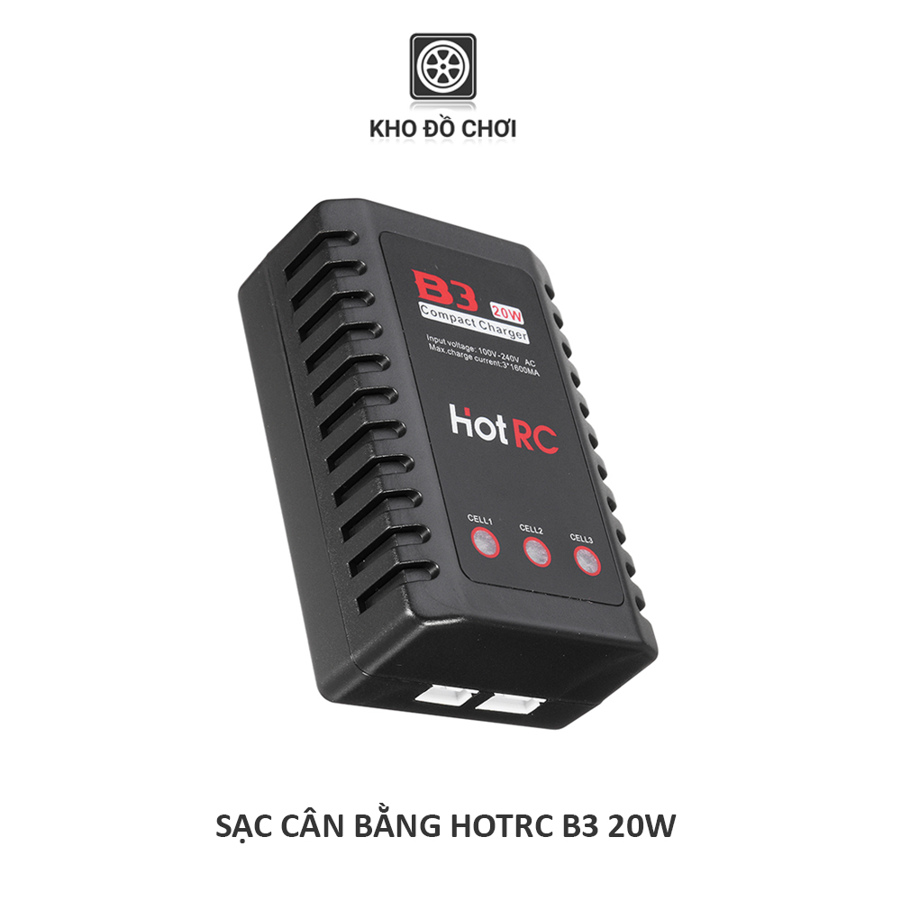 Sạc cân bằng hotrc b3 20w pin li-po 2s 3s