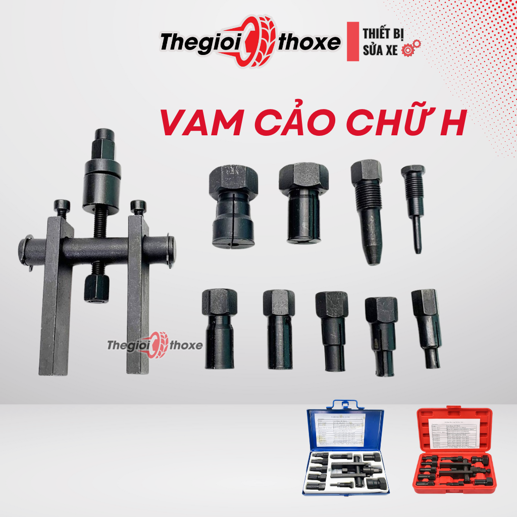 Bộ cảo bạc đạn chữ H - Nhập Khẩu - dụng cụ tháo vòng bi chuyên dụng | Thế Giới Thợ Xe