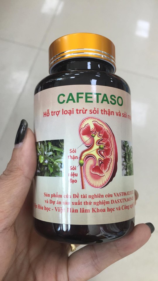 Cafetaso - Hỗ trợ loại trừ sỏi thận và sỏi mật