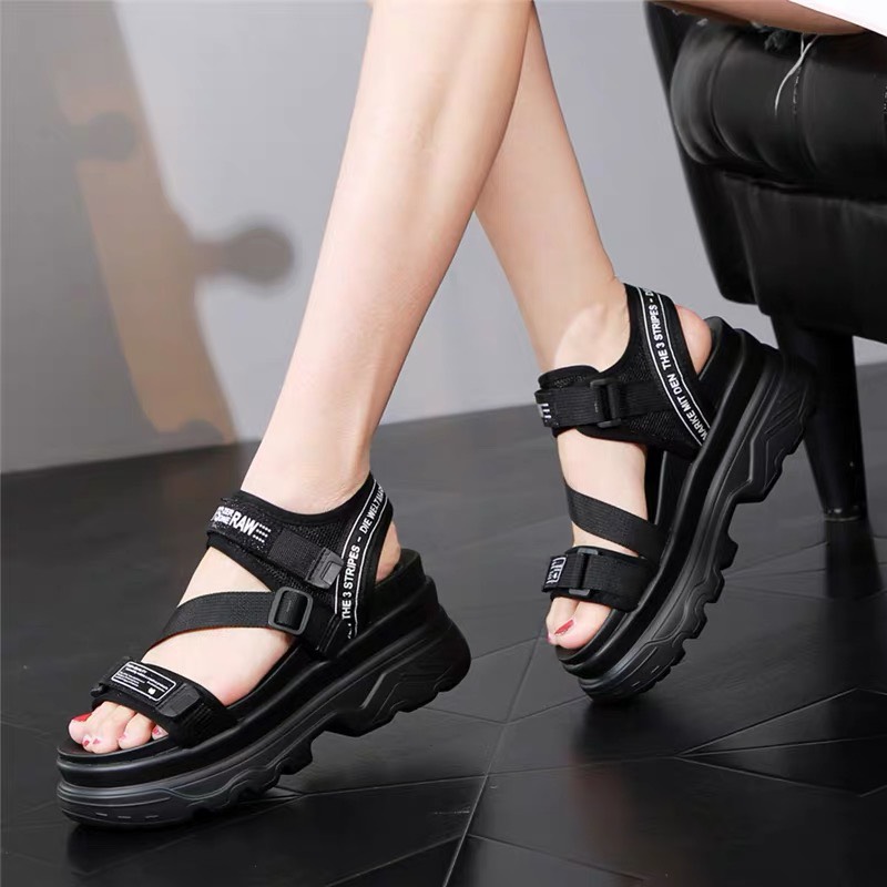 Sandal nữ,sandal học sinh,sandal quai chéo FS 2 màu siêu xinh