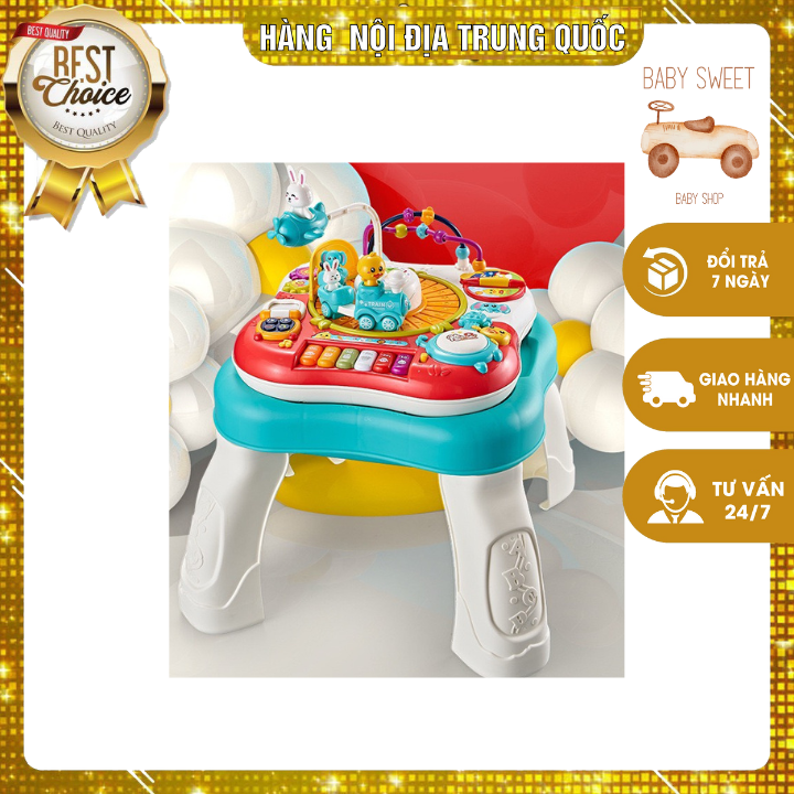 Bàn đồ chơi phát nhạc đa năng cho bé - giúp bé phát triển toàn diện