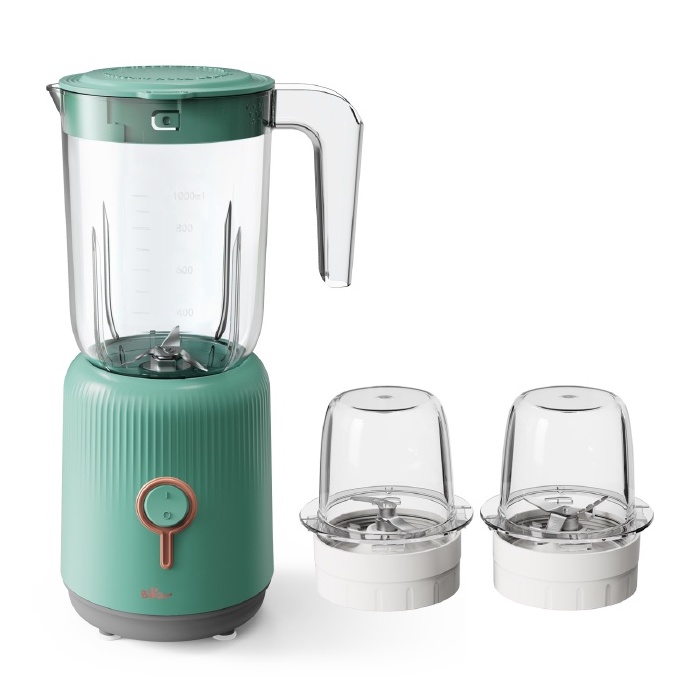 Máy Xay Sinh Tố, Rau Củ, Hoa Quả Đa Năng 3 Cối BEAR BL-B10V2 Xay Thịt, Xay Đồ Khô, Máy Xay Công Suất Lớn