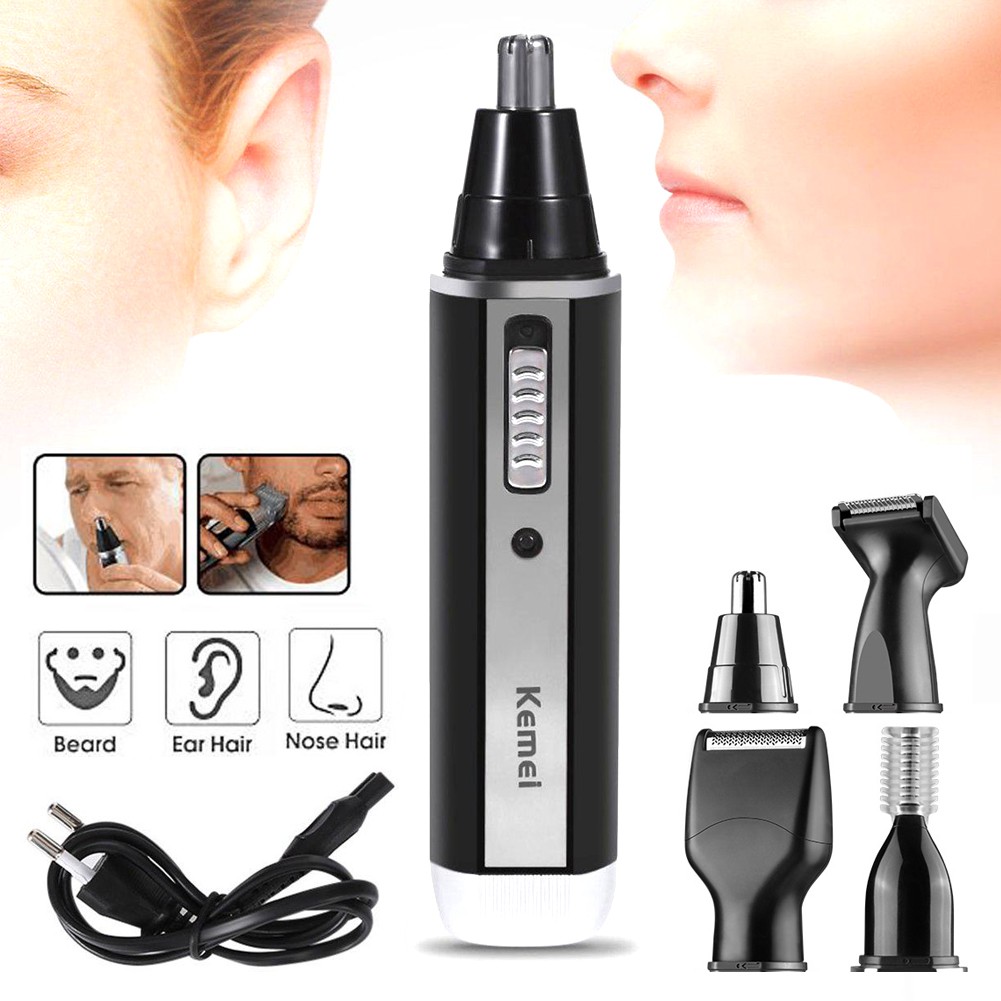 Tông đơ cắt tóc đa năng 4 in 1 km_6630 máy cạo râu tỉa lông mũi tỉa lông tai tỉa lông mày hớt tóc non cắt tóc trẻ em