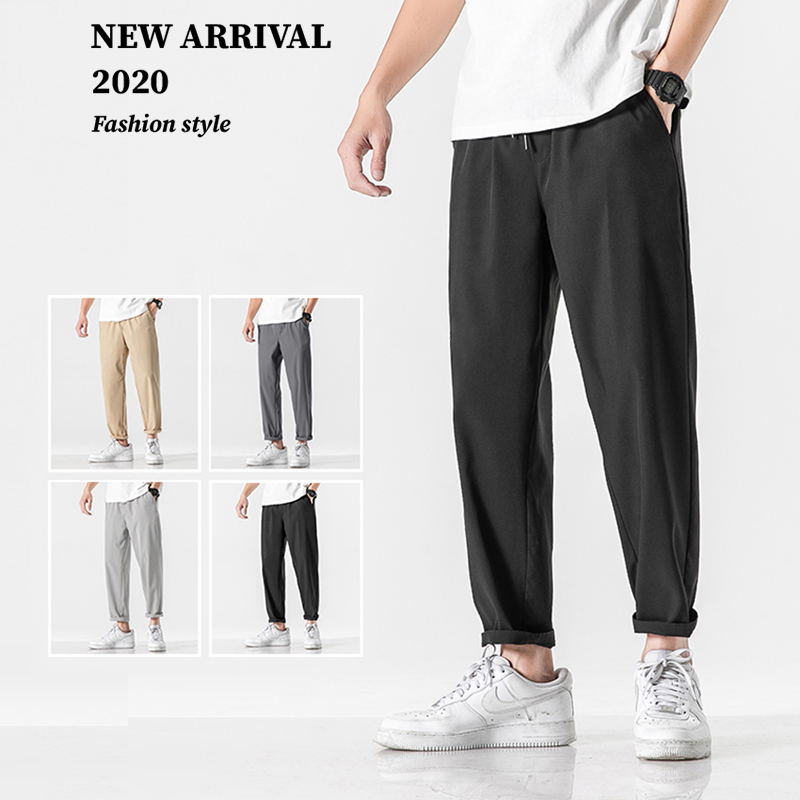 Quần Tây Âu Baggy Nam Chinos Kiểu Dáng Hàn Quốc Thanh Lịch Basic Kết Hợp Nhiều Kiểu Cá Tính Thời Trang SMARTLY GIRL JOGGER NAM 9000066C5