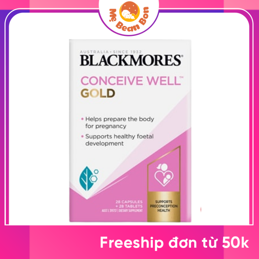 sản phẩm tăng khả năng thụ thai cho phụ nữ Blackmores Conceive Well Gold của úc