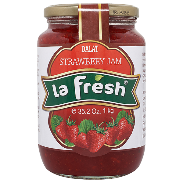Mứt la fresh dâu tây
