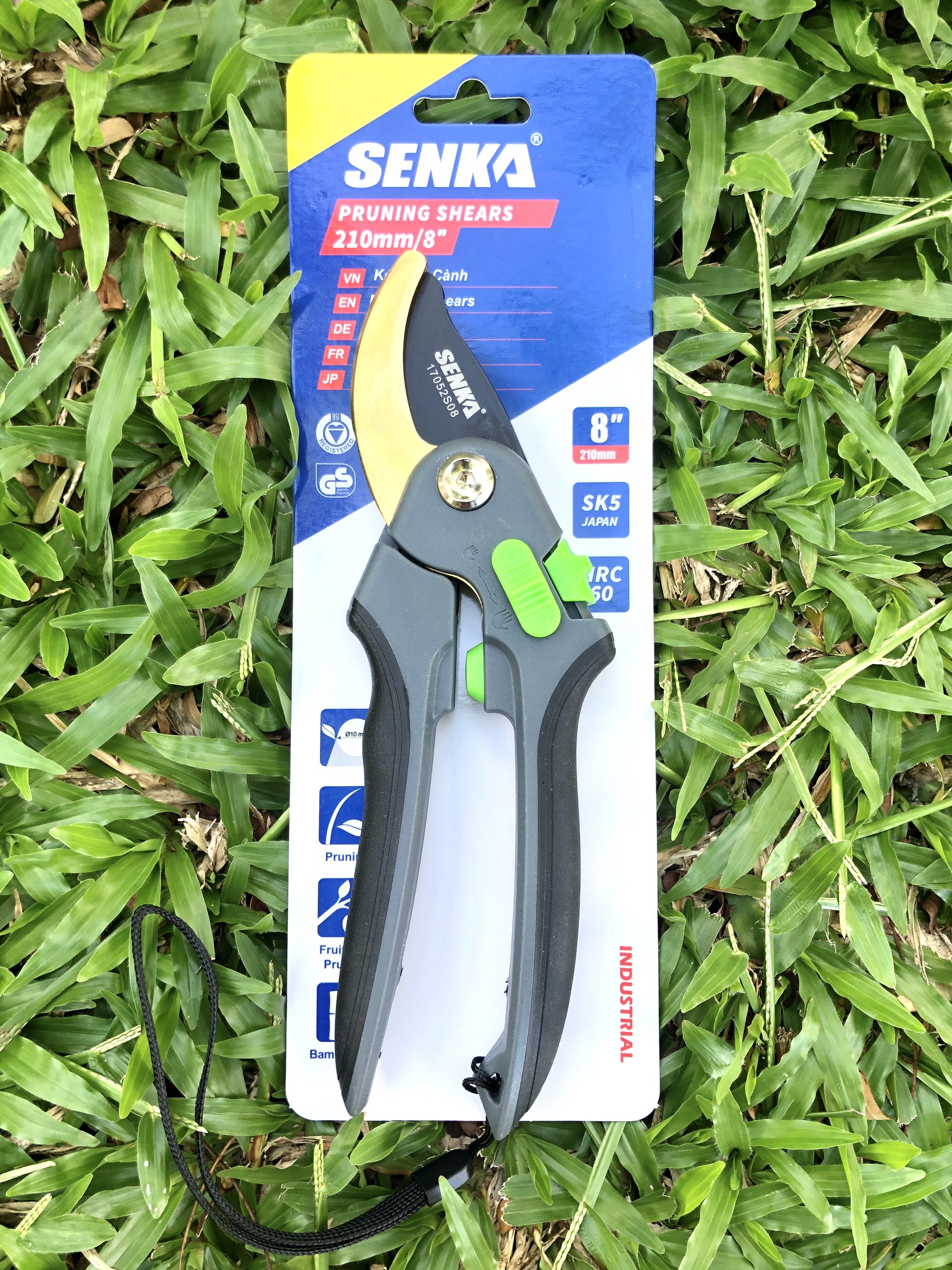 SENKA 1 Kéo Cắt Cành Tỉa Cây Lưỡi SK5 Siêu Bền Siêu Sắc Bén, CHỌN KIỂU CÁN NHỰA, CÁN NHÔM, VÂN ĐỒNG, CÁN CAO SU MỀM, COMBO