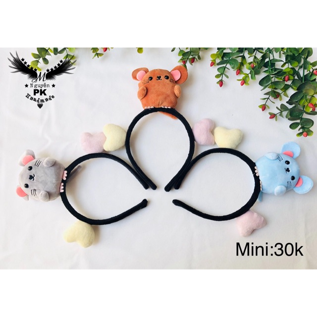[HCM]Cài tóc gấu bông mini